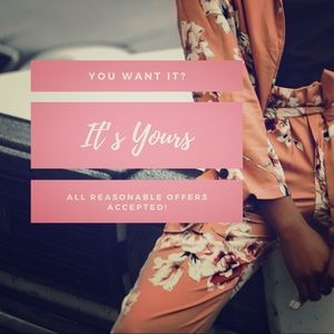 If you want it, it’s yours!